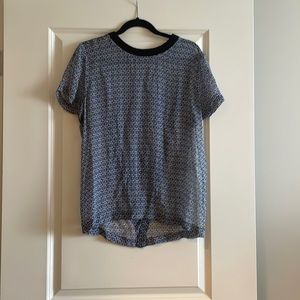 Diane Von Furstenberg Assymetrical Back Top